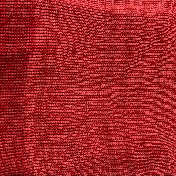 Handmade Long Chale Scarf - Red and beautifully crafted - Picture 3 of 4